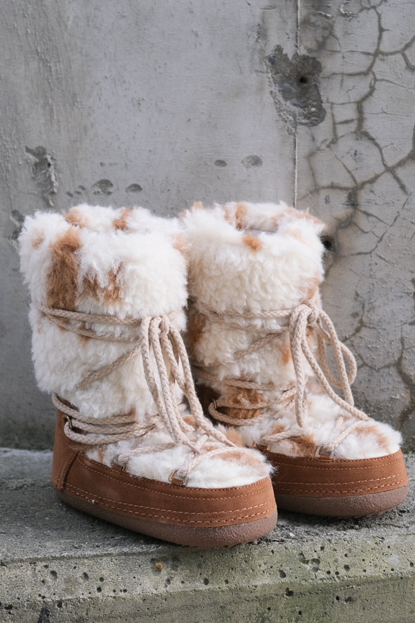 Teddy High Boot Ecru
