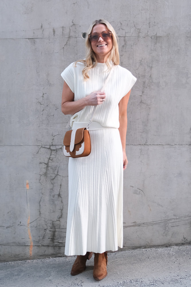 Manon Knitted Skirt Off-White
