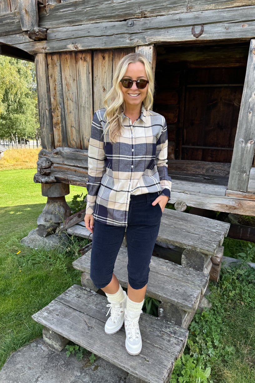 Anna Shirt Light Birchwood Tartan