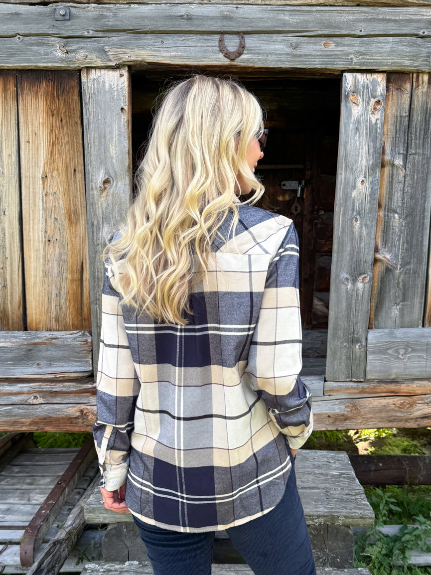 Anna Shirt Light Birchwood Tartan