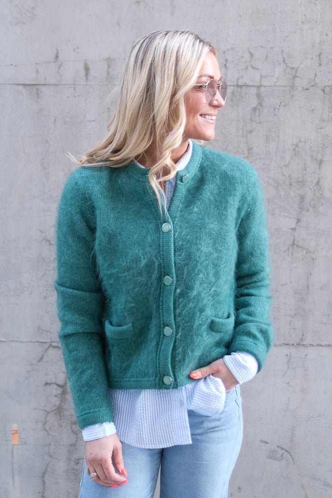 Una Chuncky Jacket Frosty Spruce