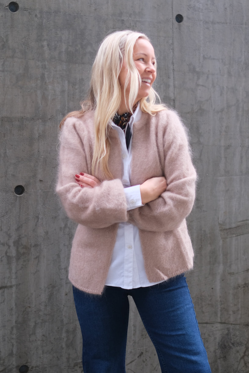 Fredrikke Chunky Cardigan Hazel Beige