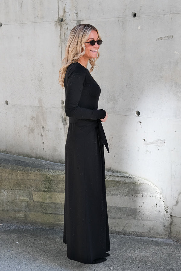 Comete Dress Noir Sparkle