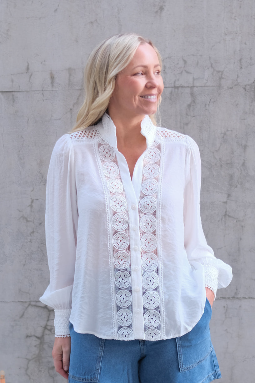 Soffy Jo Blouse Off-white