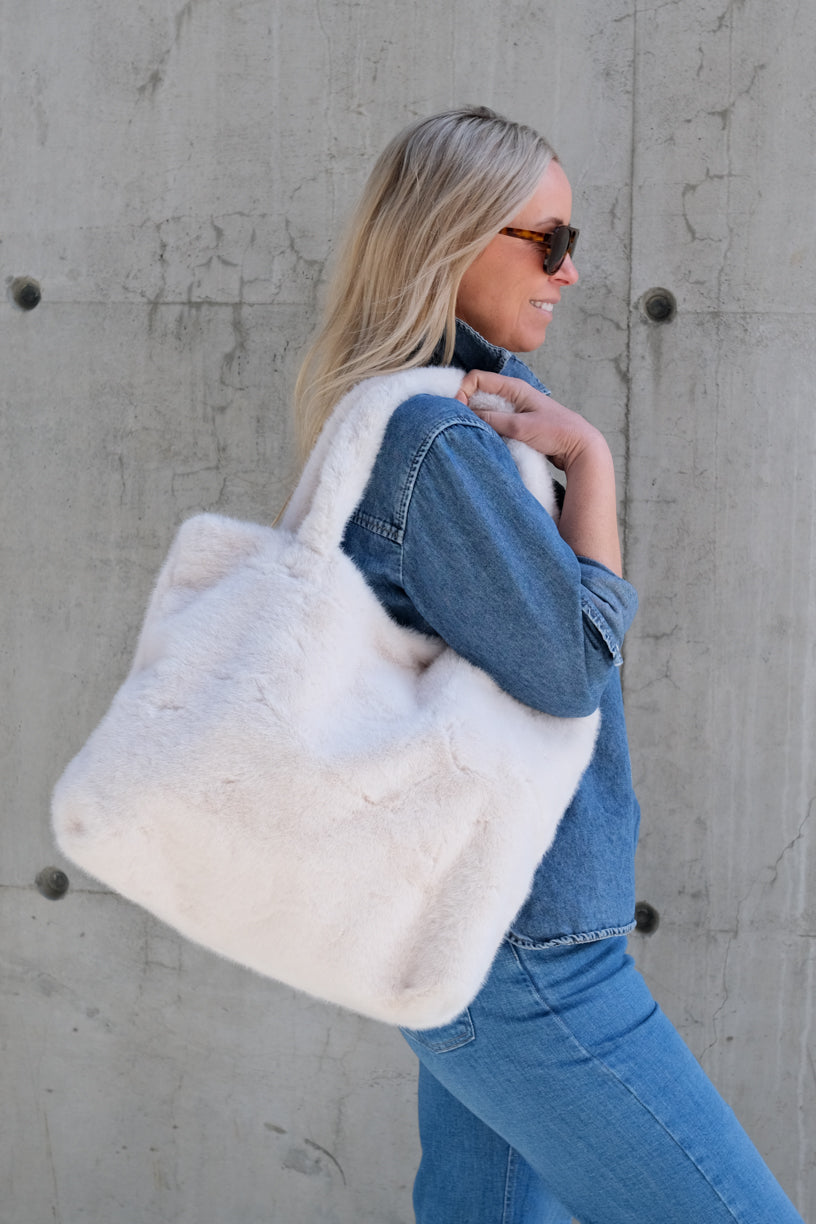 Astrid Weekendbag Lys Beige