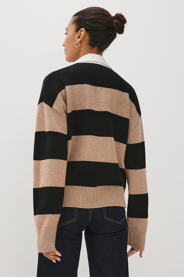 Paxton Sweater Oatmeal Black