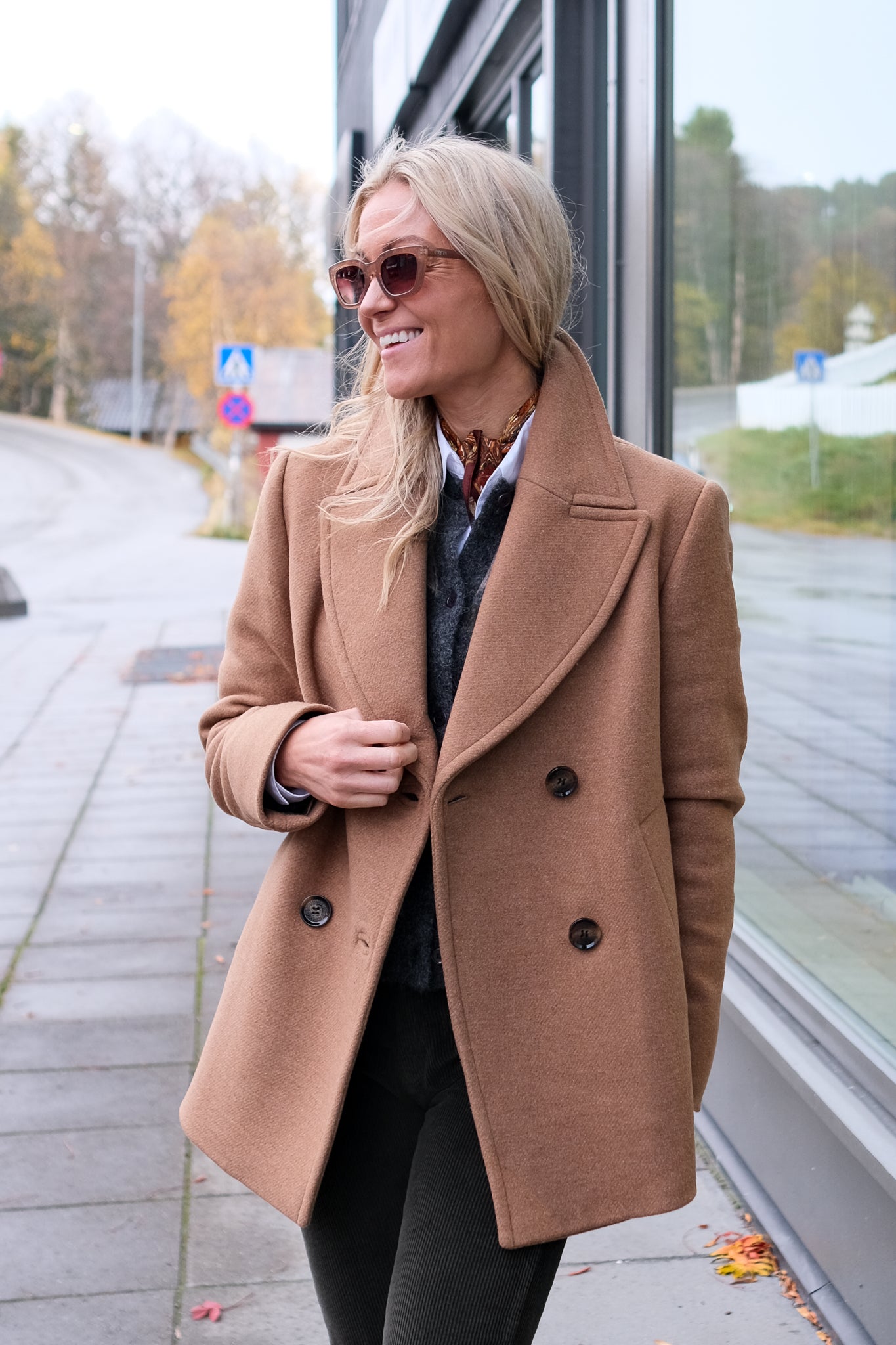 Indie Military Wool Peacoat Camel