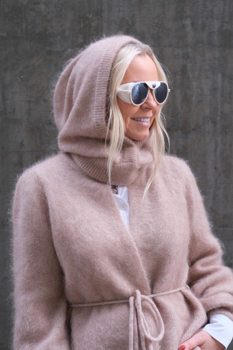 Kajsa Chunky Balaclava Hazel Beige