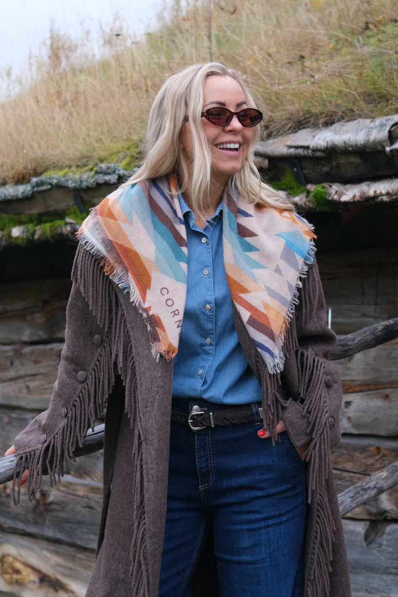 Cashmere Scarf Square Rio Soft Multiple