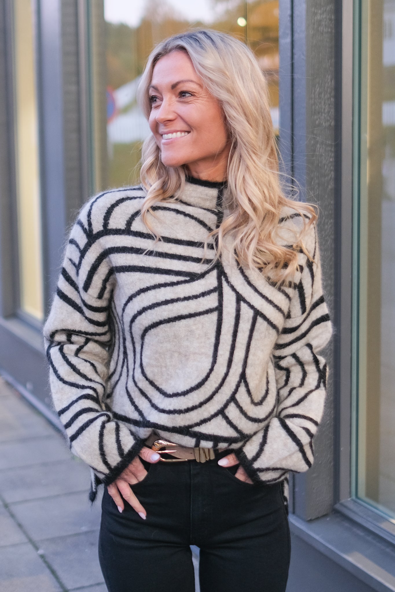 Signa Knit T-Neck Brazillian Sand