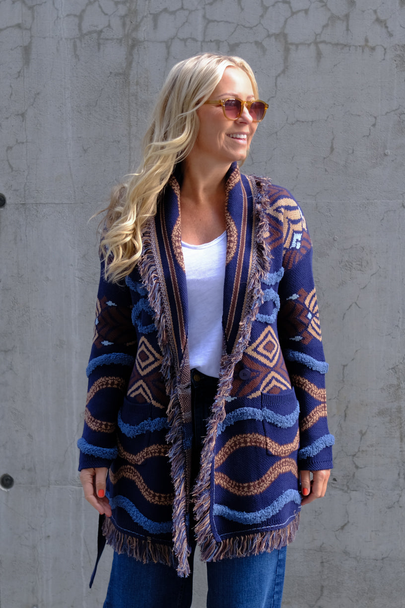 Harmoni Cardigan Navy