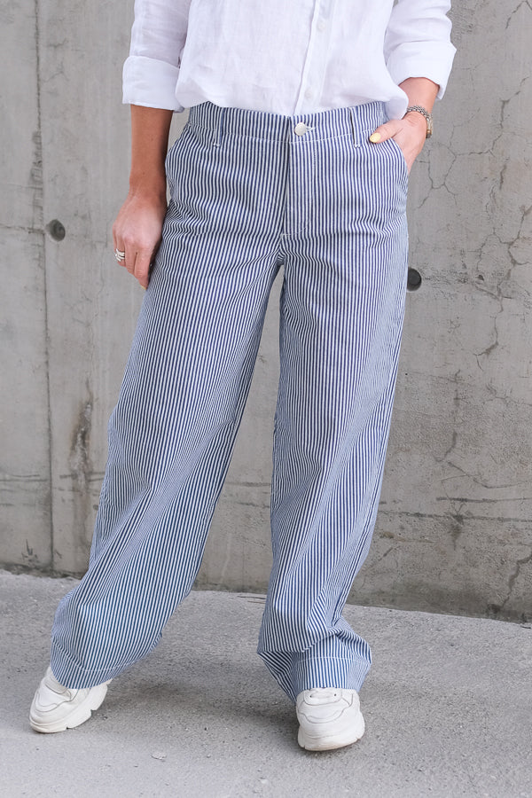 Erica Pants Blue Stripe