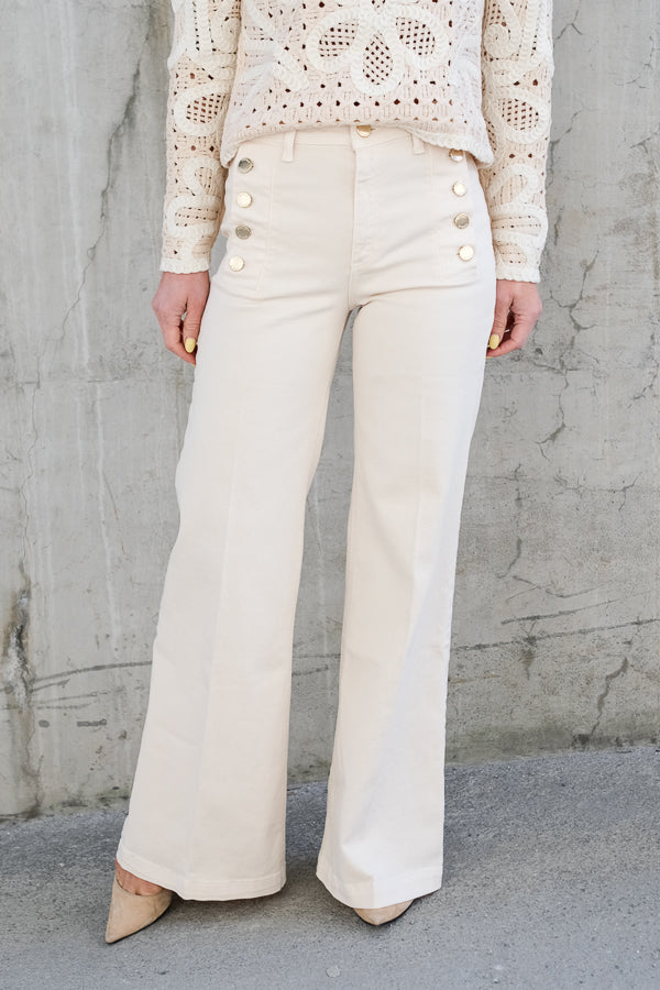 Giudith Pants Denim Vanilla