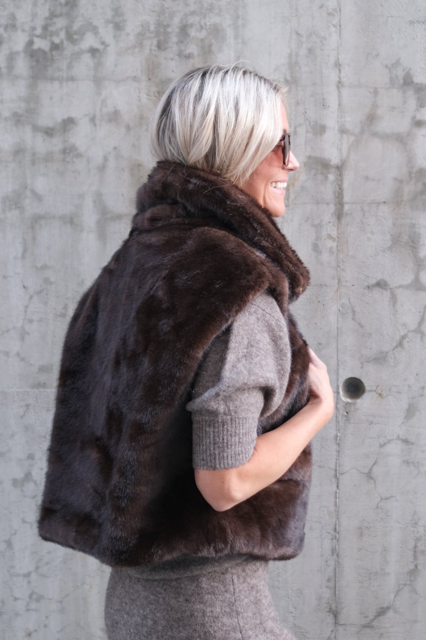 St. Moritz Vest Brun