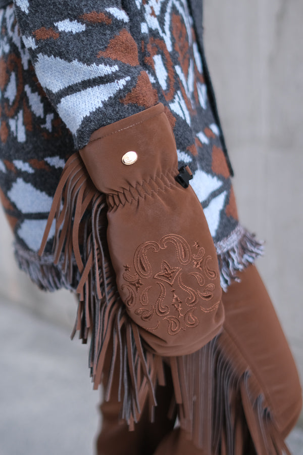 Furanji Mittens Deep Mocha