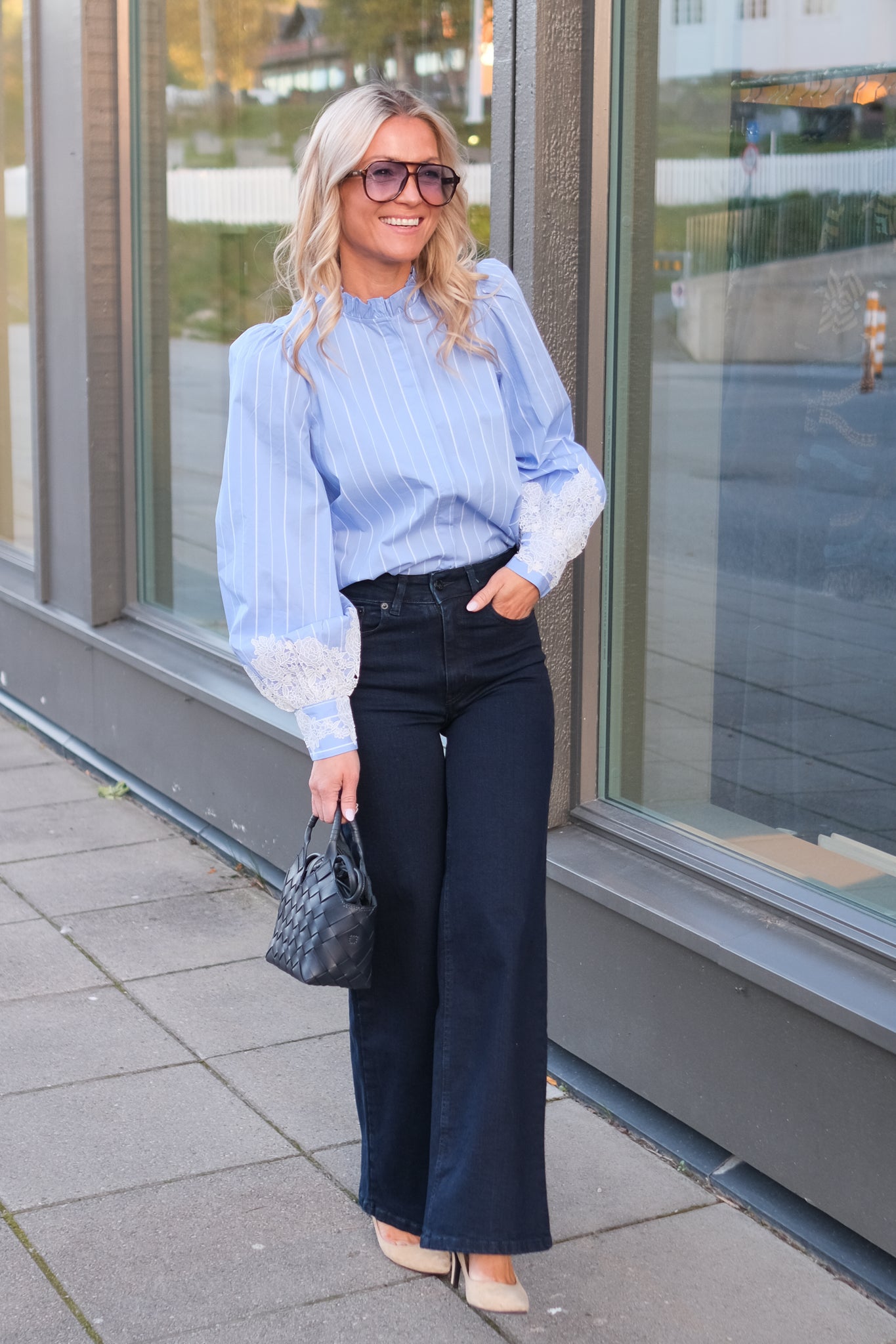 Liw Shirt Blue Striped