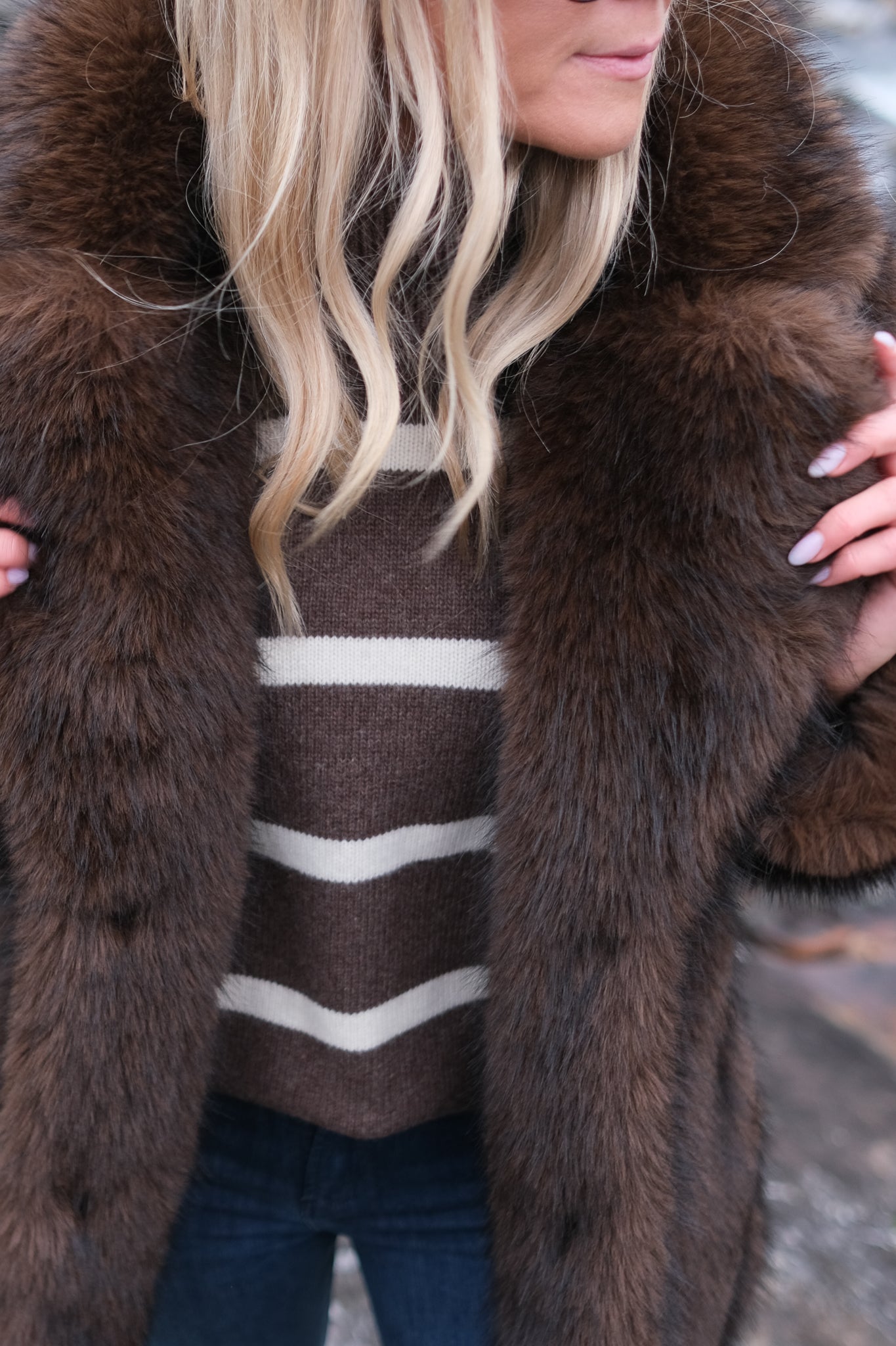 Noma X Samsara Fuskepelsjakke Brun