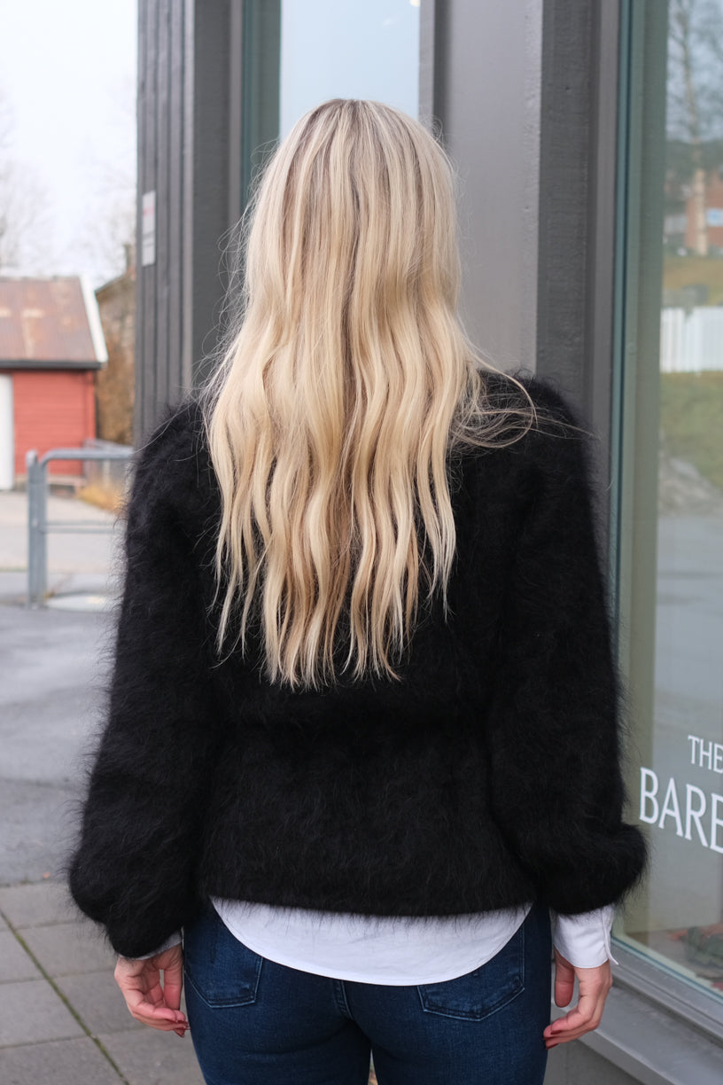 Fredrikke Chunky Cardigan Black