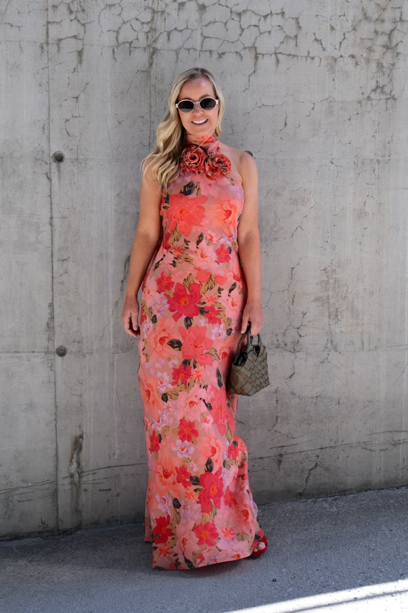 Acacia Dress Flower Print