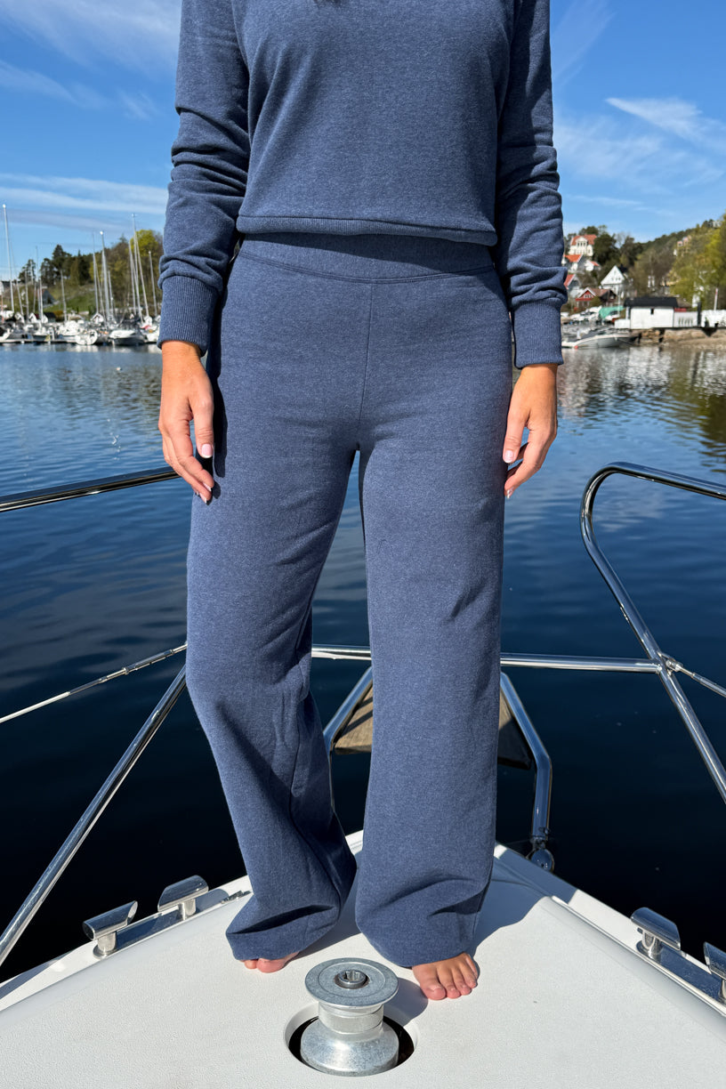 Tilly Pants Wide Denim Blue