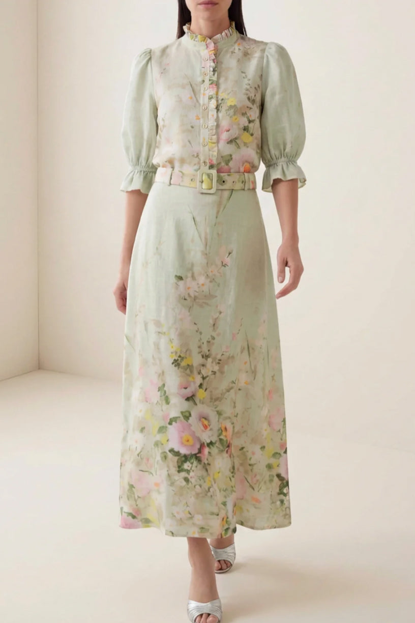 Linen Maxi Skirt Harmony