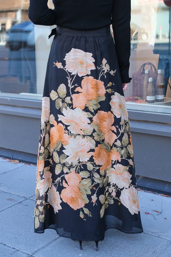 Organza Skirt Midnight Field