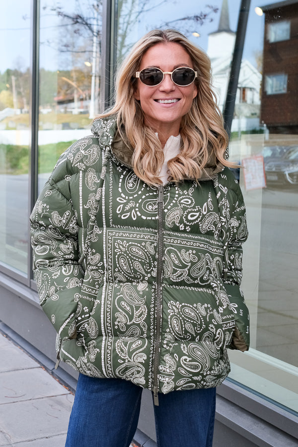 Bandana Down Jacket Militare
