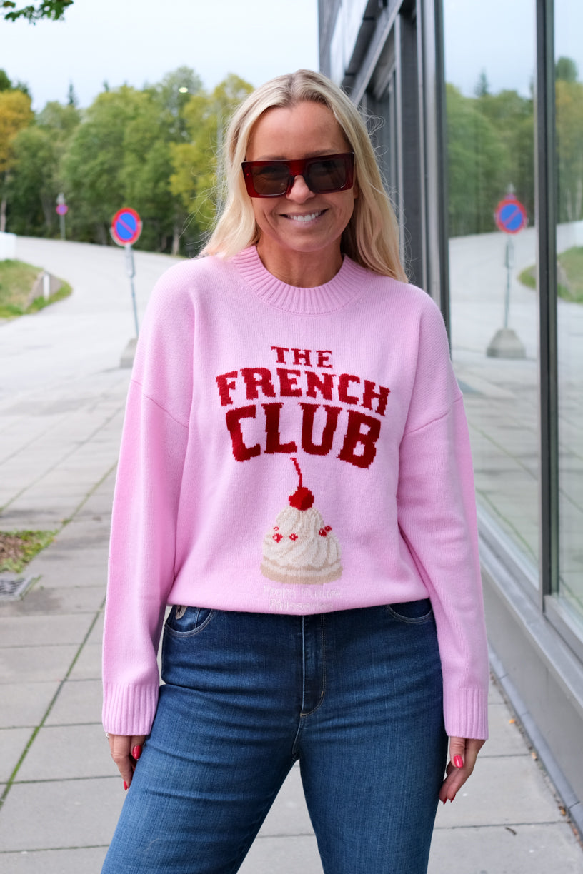 Crewneck Sweater The French Club Ballet Pink