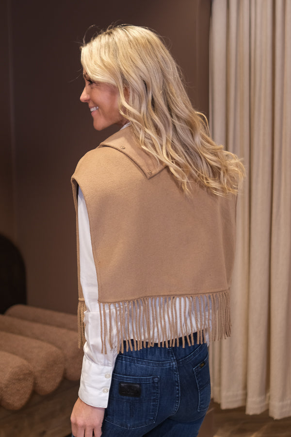 Hals Med Frynser Camel