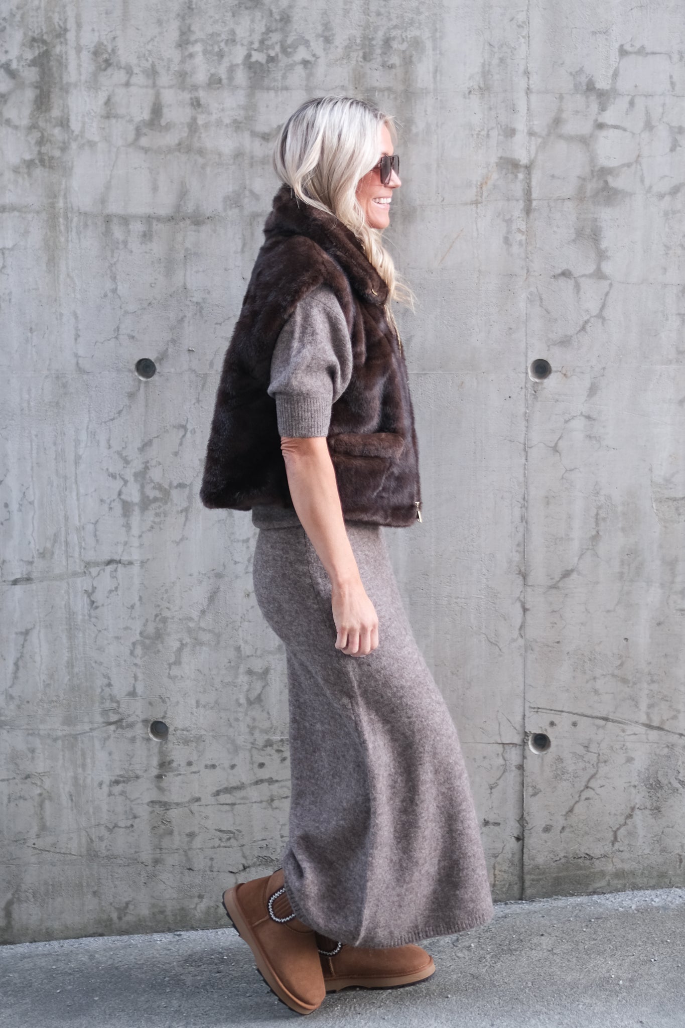 St. Moritz Vest Brun