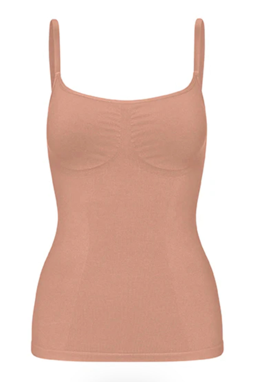 Second Skin Cami Top Tan