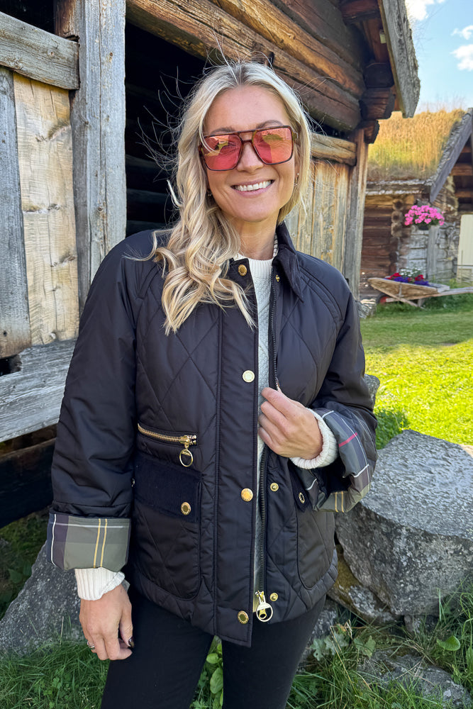 Martha Quilted Jacket Black