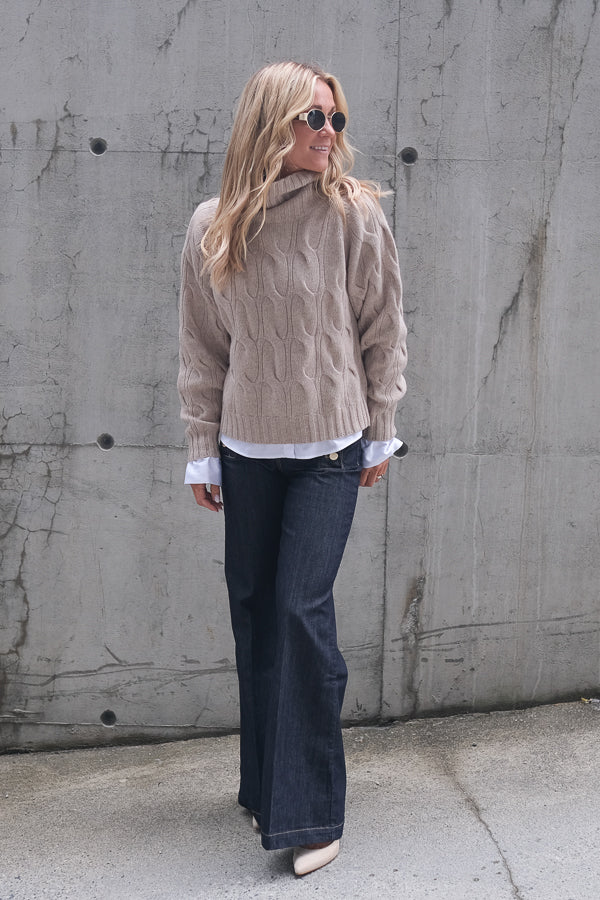 Cosima Sweater Beige Melange