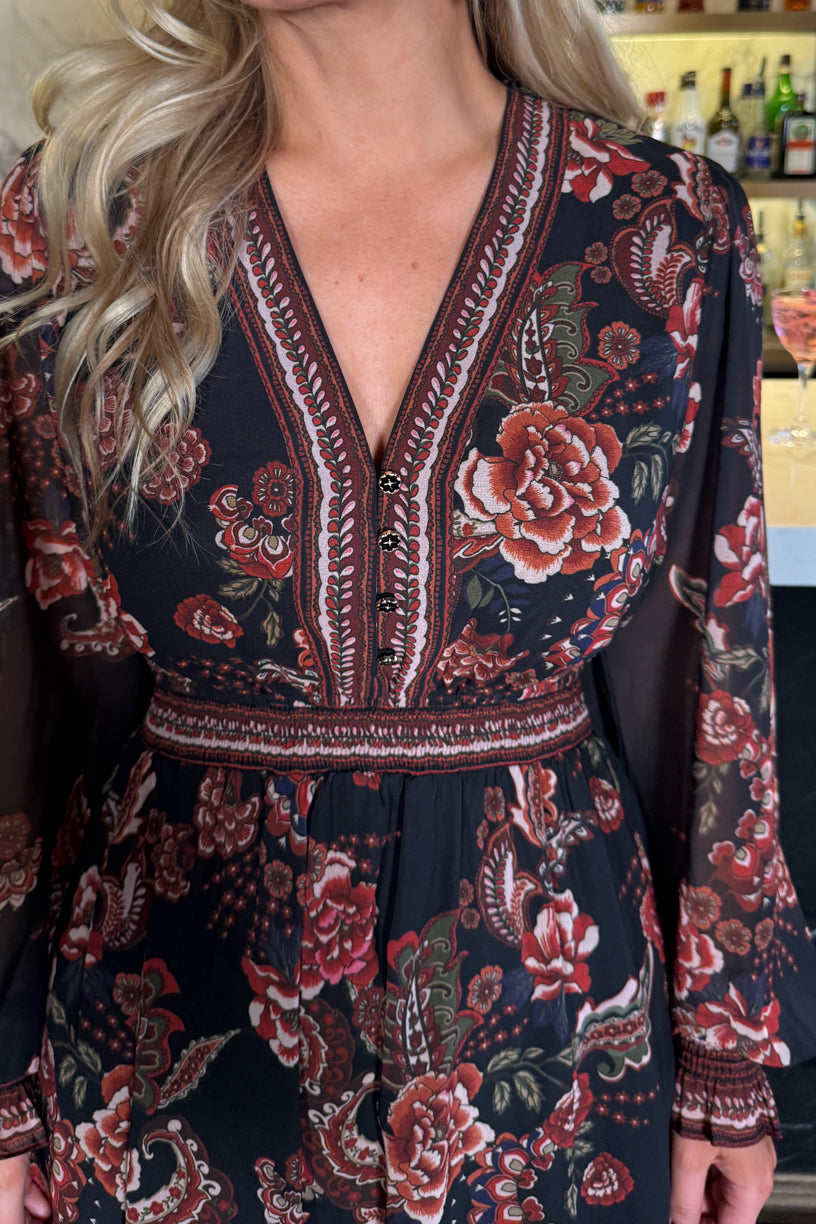 Paytin Long Dress Black