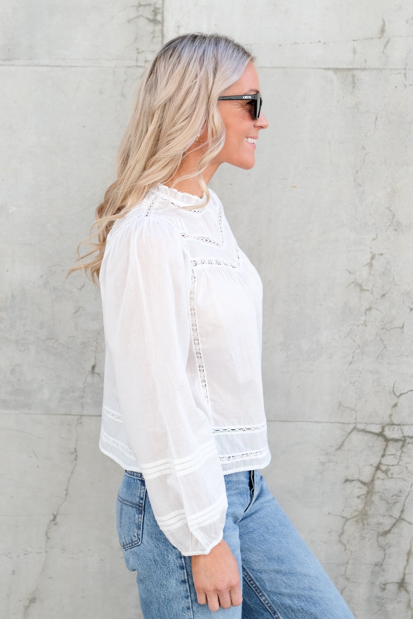 Reyna Blouse White