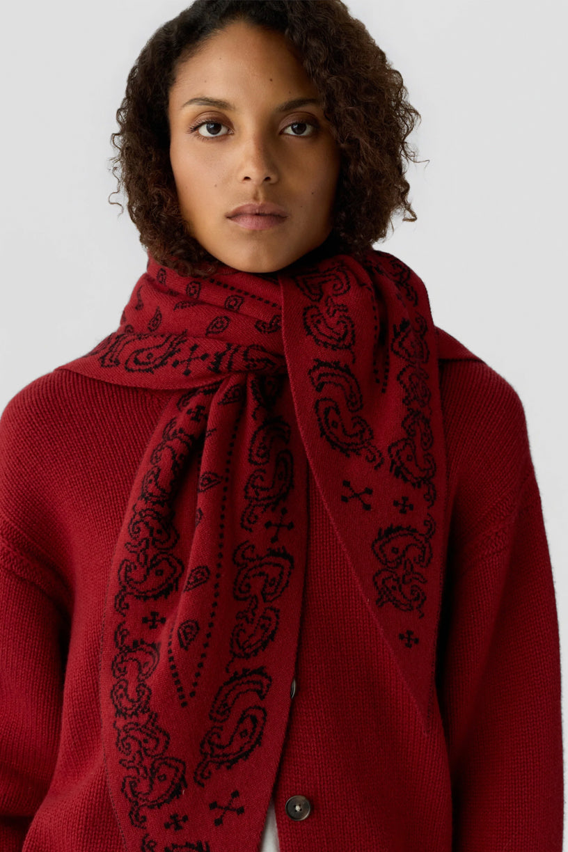 The Wild Rag Carmine/black