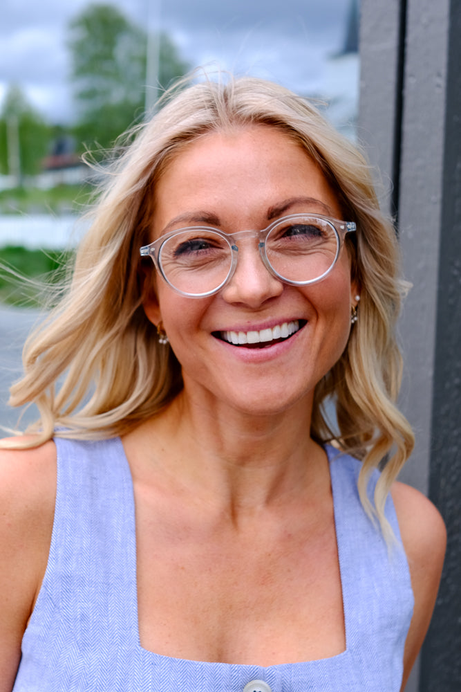 Reading Glasses #D Frozen Blue
