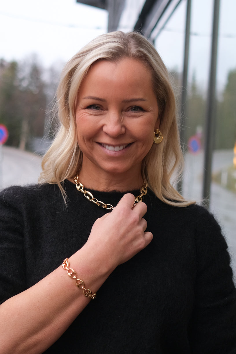 Simona Necklace Gold Plated