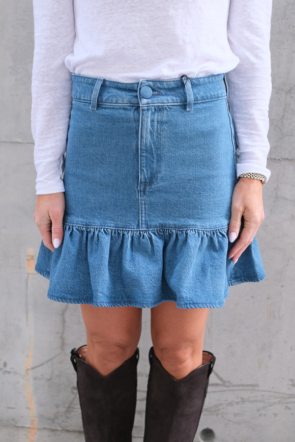 Kajsa Denim Skirt Medium Wash