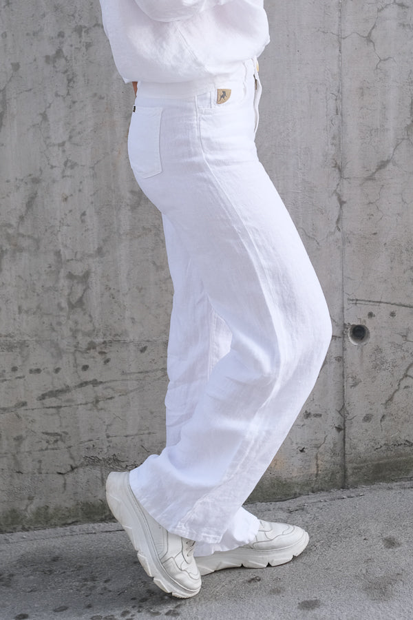 Culotte Linen Pants White