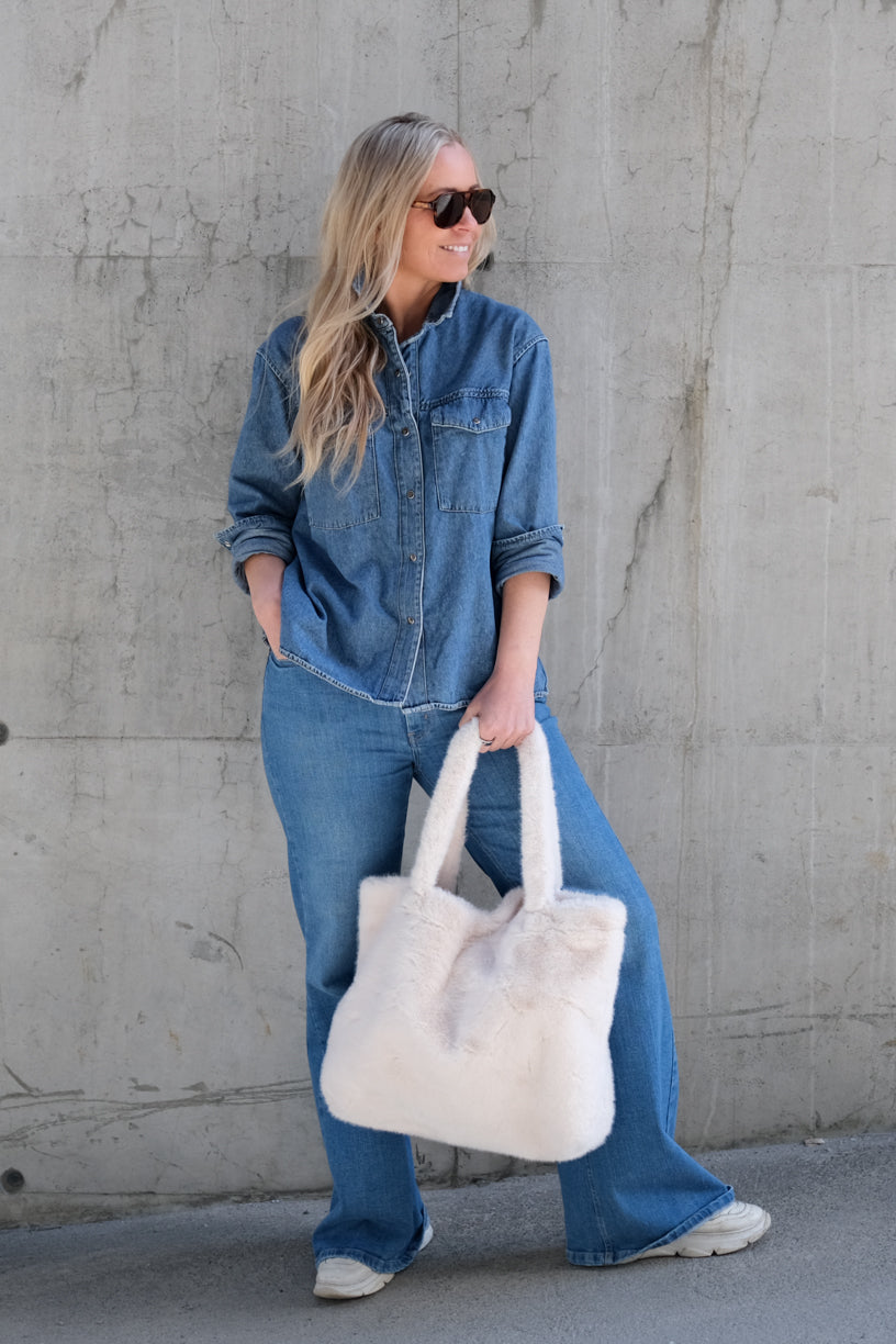 Astrid Weekendbag Lys Beige