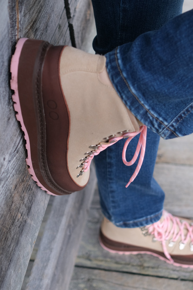 Core Cap Brown Pink