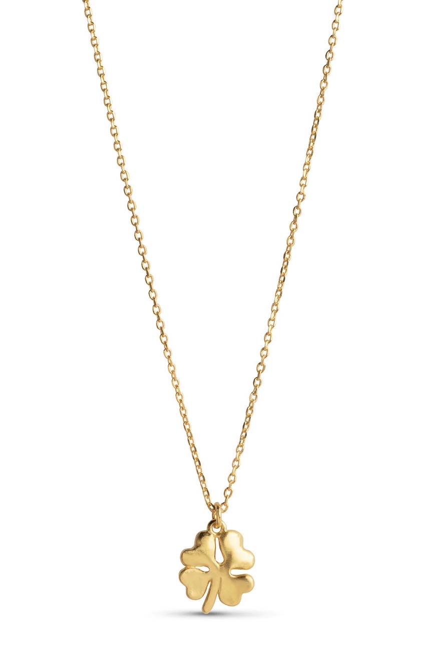 Necklace Organic Clover Stor Gold