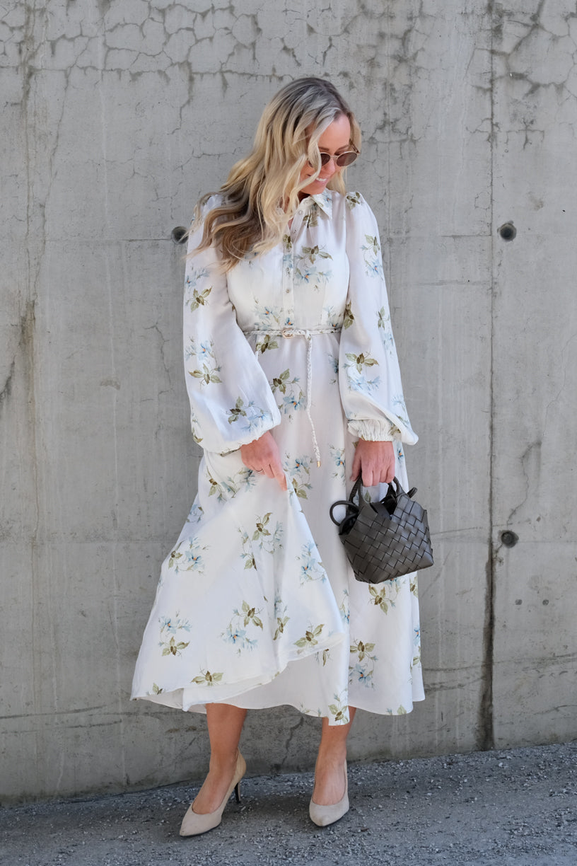 Viscose Shirt Dress Tea Garden