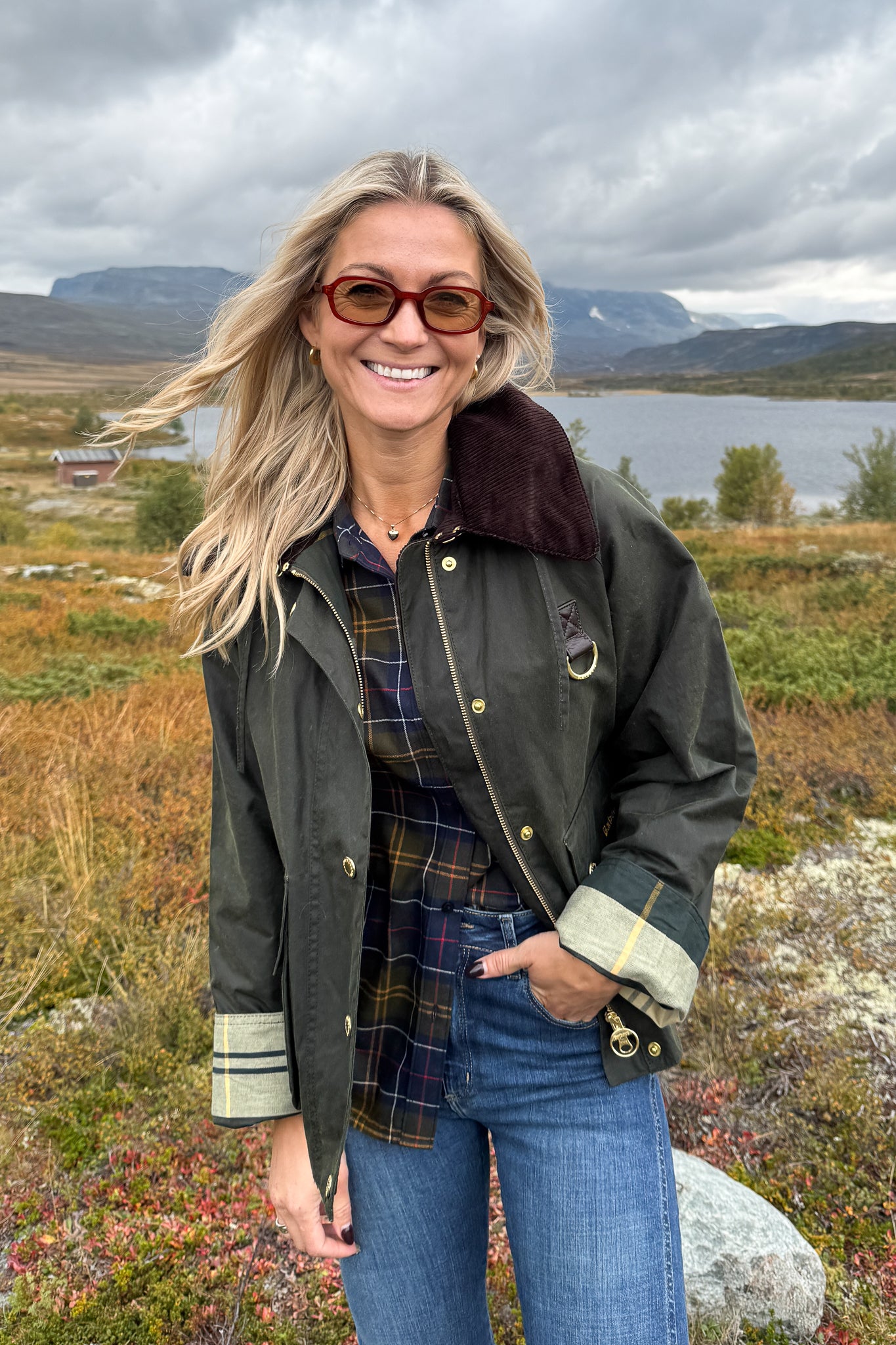 Reighton Wax Jacket Olive