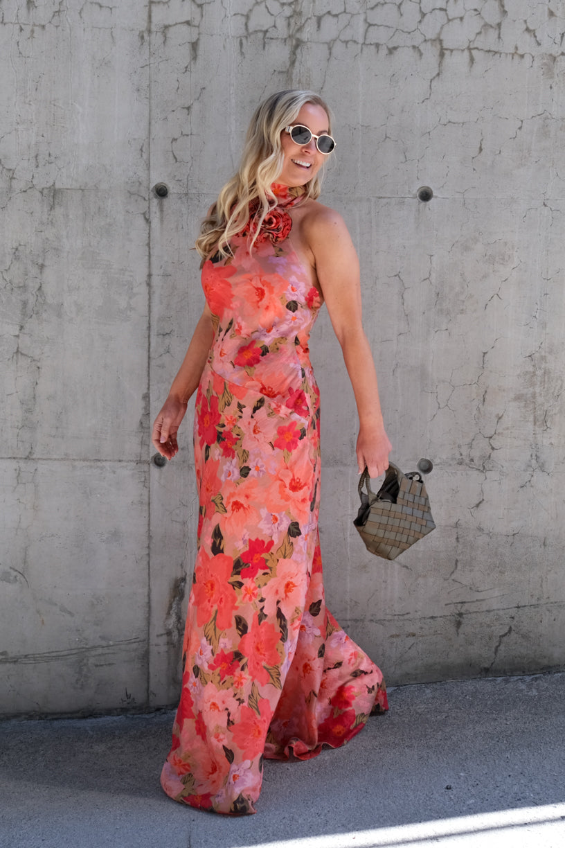 Acacia Dress Flower Print