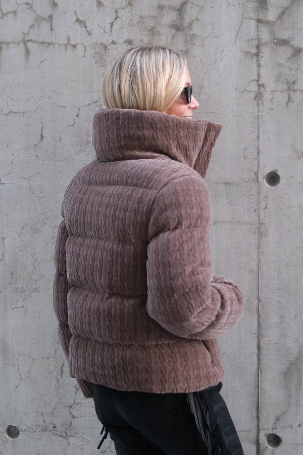 Una Down Jacket Brown