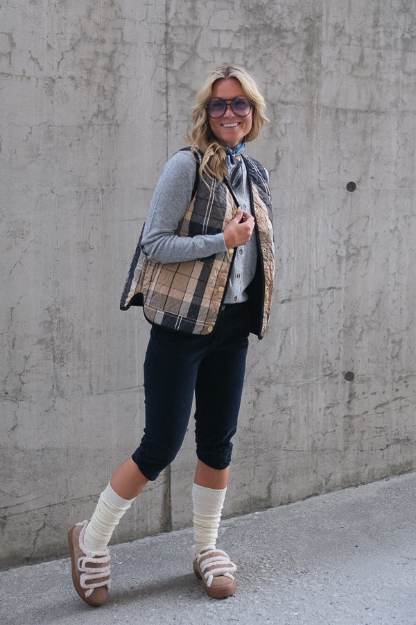 Pendle Knitted Cardigan Grey Marl