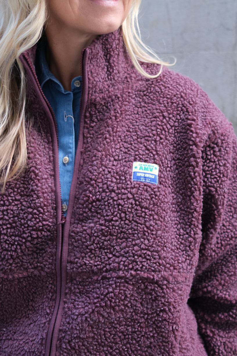 Hoktown Jacket Burgundy Melange