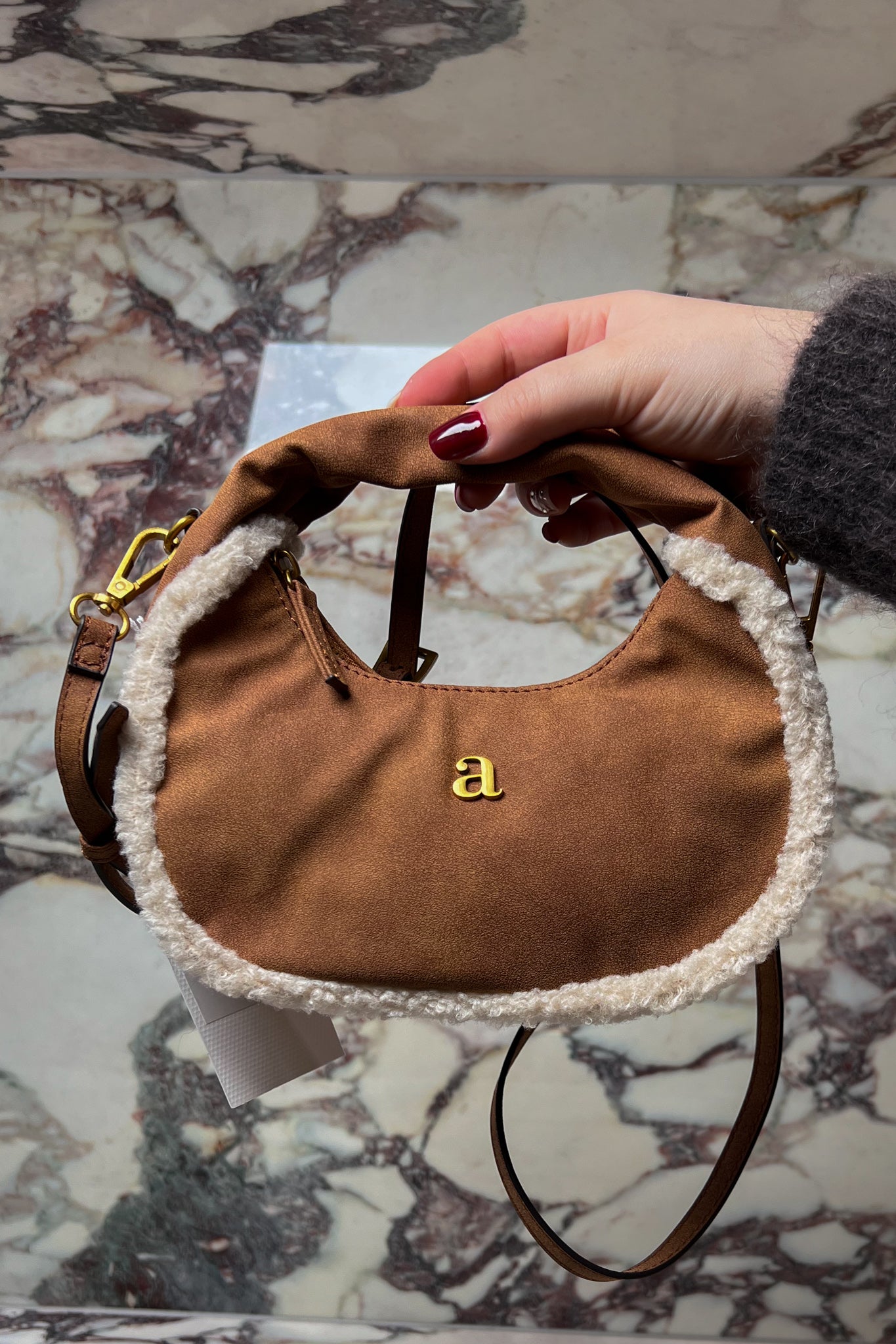 Noella Shearling Chestnut